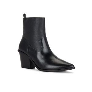 Kaanas Black Hague Heeled Bootie NEW Size 6